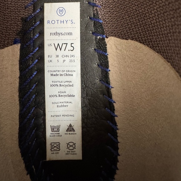 Rothy’s The Flat Round Toe – Retired Color “Mink” – Size 7.5  Washable Eco Flats - Picture 9 of 12